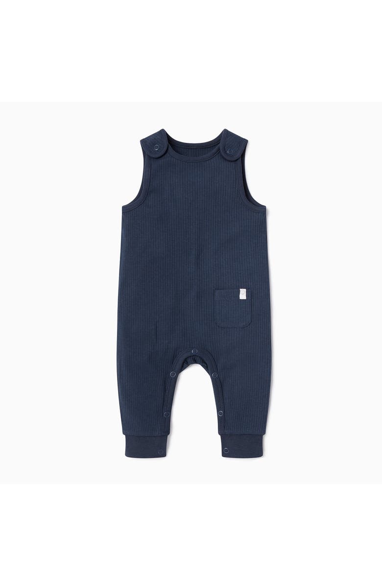 MORI Ribbed Romper, Main, color, Navy