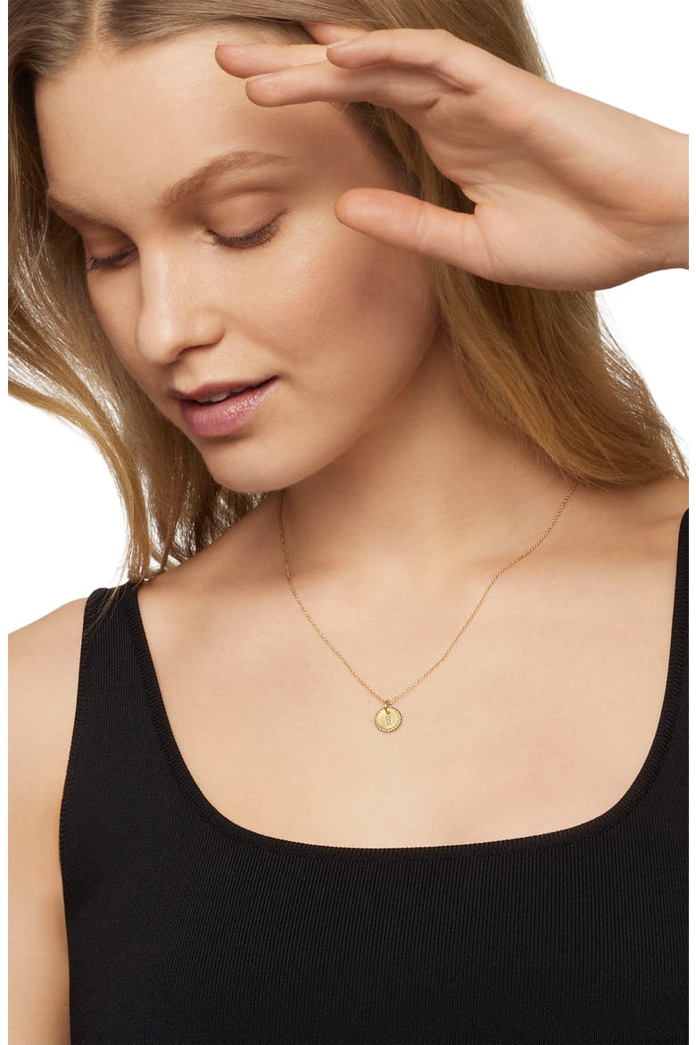 Cable Collectibles Diamond Initial Pendant Necklace, Alternate, color, I