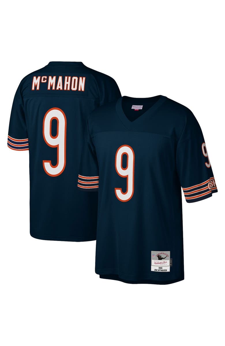 Mitchell & Ness Men's Mitchell & Ness Jim McMahon Navy Chicago Bears Legacy Replica Jersey, Main, color,