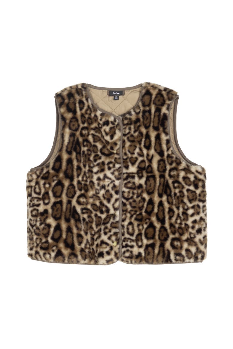 Animal Hillside Vest, Main, color, Chai