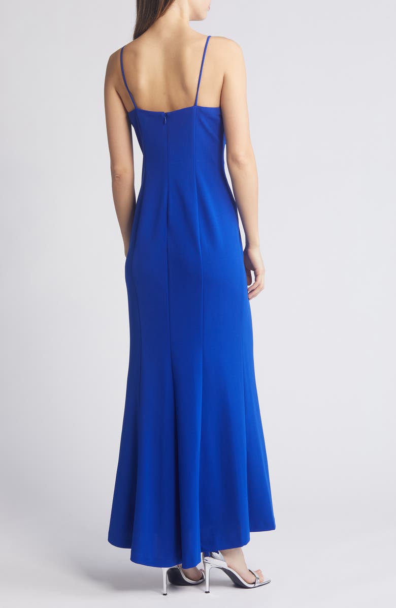 Marina Rhinestone Trim Gown with Capelet, Alternate, color, 