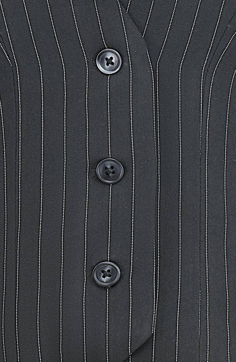 Mistress Rocks Pinstripe Waistcoat, Alternate, color,