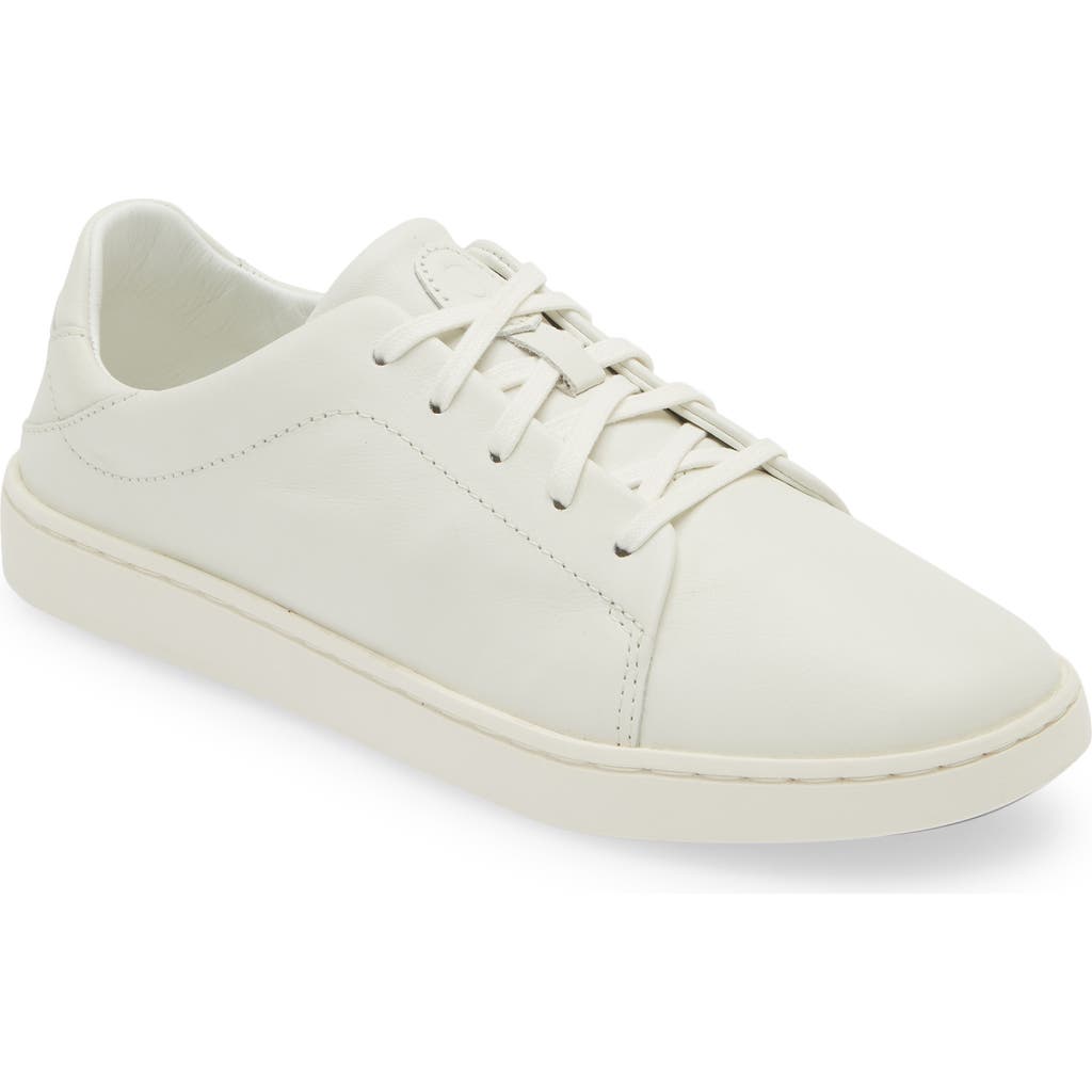 OluKai Pehuea Li 'Ili Convertible Sneaker in Bright White /Bright White