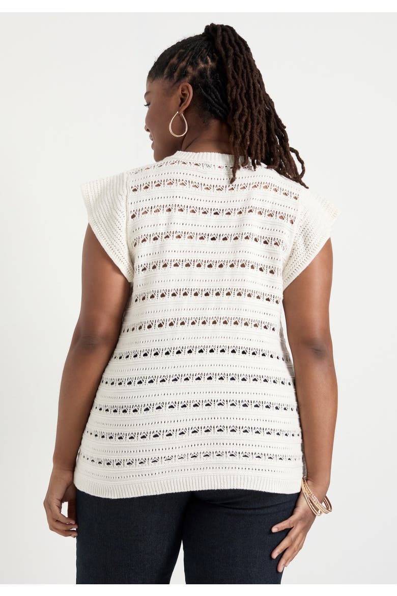 Ruffled Sleeve Top, Alternate, color, SUGAR SWIZZLE