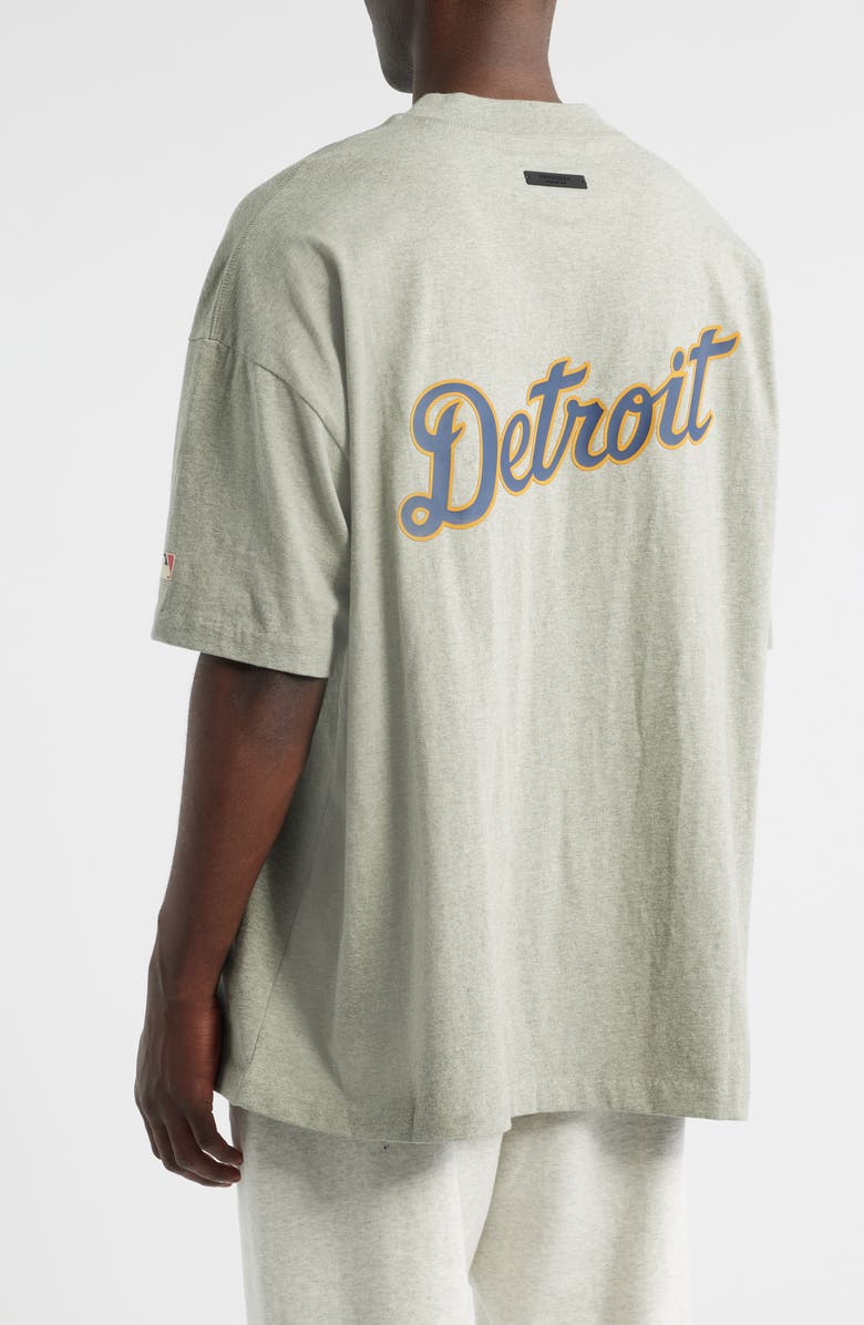 Fear of God Essentials MLB Detroit Tigers '90s Fit Graphic T-Shirt, Alternate, color, Warm Heather