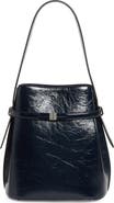 TOTEME Belted Leather Bucket Shoulder Bag