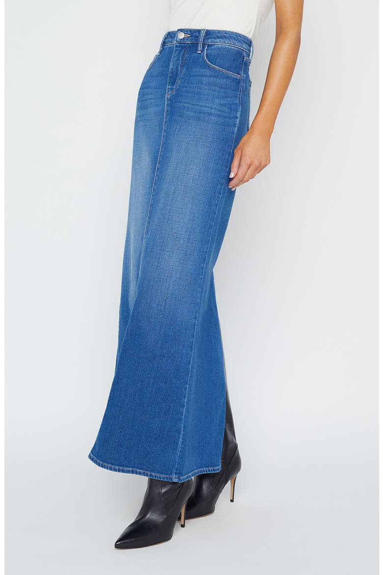 Miriam Denim Maxi Skirt, Alternate, color, APOLLO