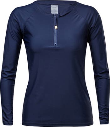 Snapper Rock 1/2 Zip Long Sleeve Rash Top | Nordstrom
