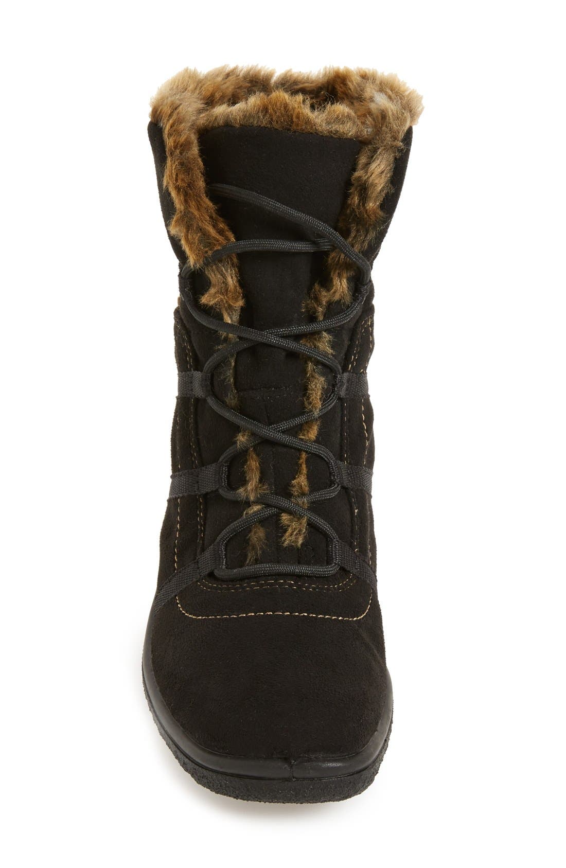 ara Magaly Waterproof Gore-Tex<sup>®</sup> Faux Fur Boot, Alternate, color, 