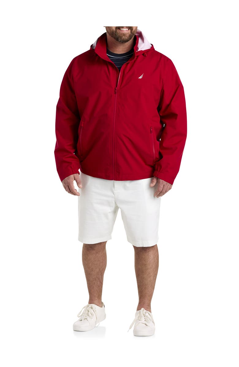 Nautica Big & Tall Anchor Bomber Jacket, Alternate, color, Nautica Red