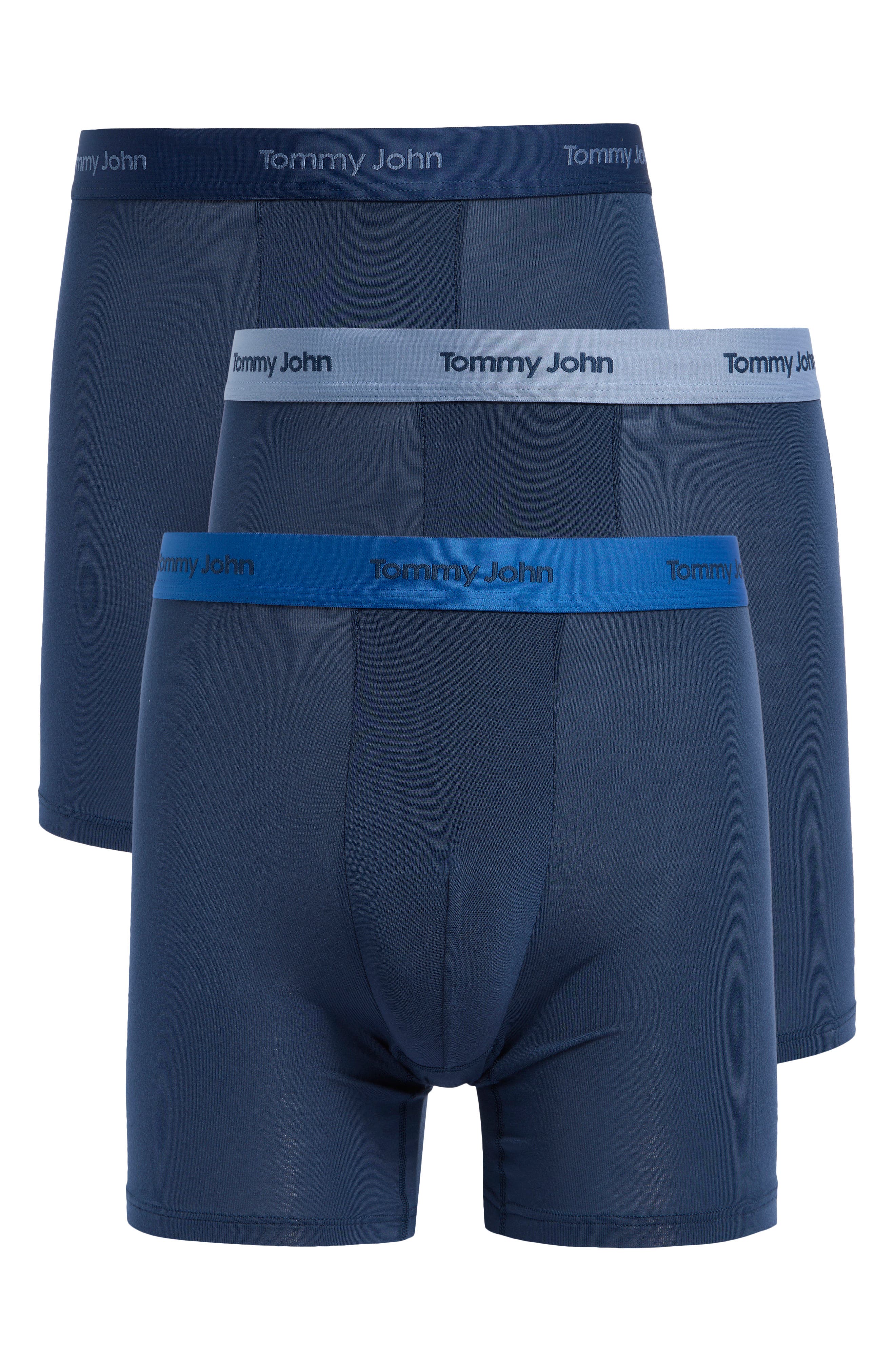 Men's 3-Pack Essential Second Skin Modal Blend Boxer Briefs