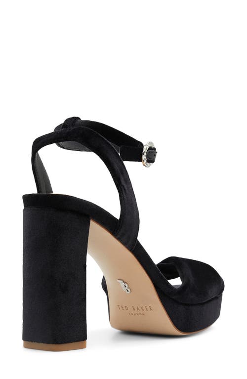 Ted Baker London Maddy Ruche Ankle Strap Sandal