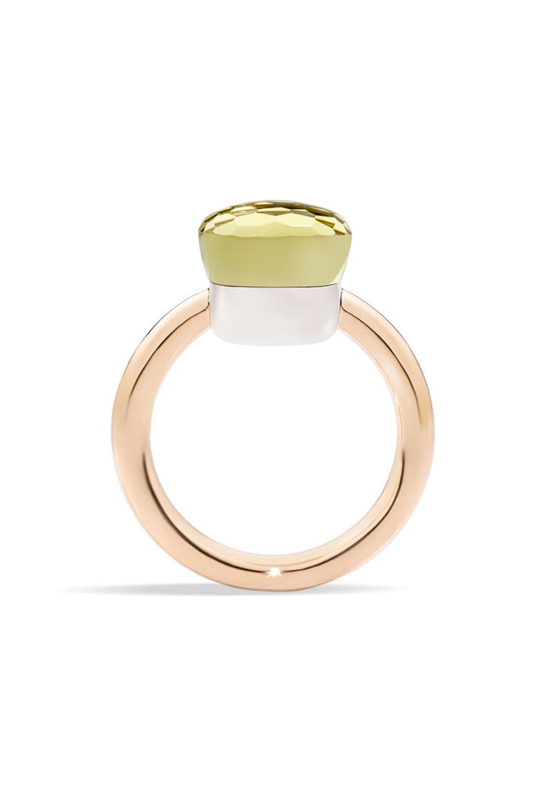 Nudo Lemo Quartz Ring, Alternate, color, 18K ROSE GOLD
