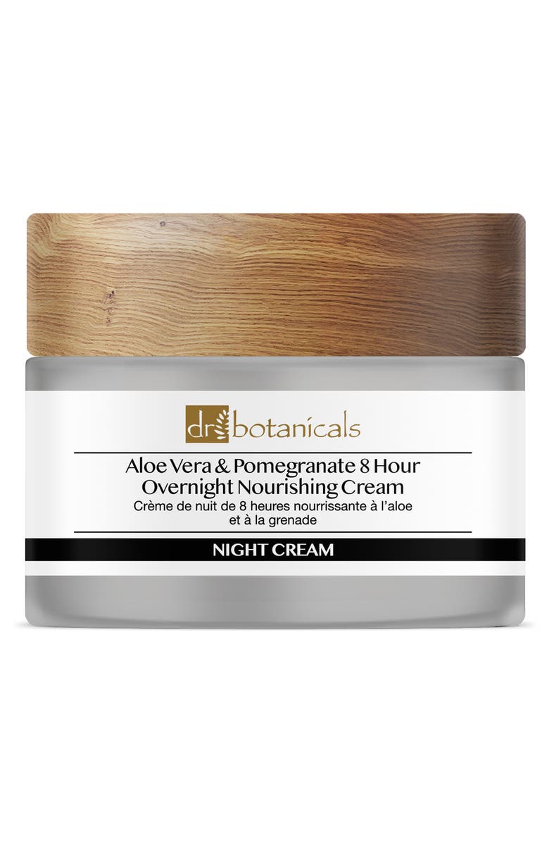 DR BOTANICALS Aloe Vera & Pomegranate 8 Hour Overnight Nourishing Cream - 50ml, Alternate, color, 
