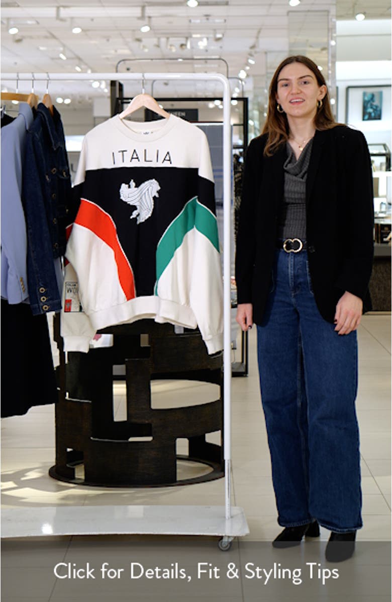 Italia Crewneck Sweatshirt, sales video thumbnail