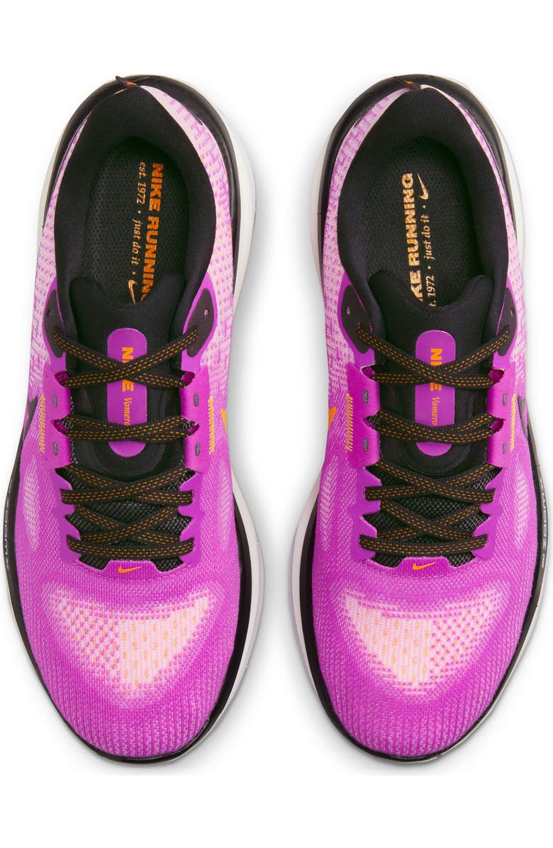 Nike Zoom Vomero 17 Road Running Shoe, Alternate, color, Violet/ Black