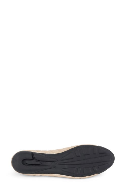 Paul Mayer Cap Toe Quilted Ballet Flat