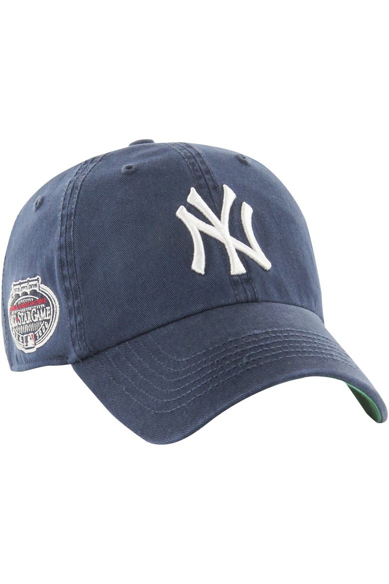 Men's '47 Navy New York Yankees Sure Shot Classic Franchise Fitted Hat, Alternate, color, Navy