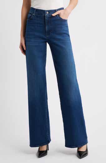 FRAME Long Le Slim Palazzo High Waist Wide Leg Jeans