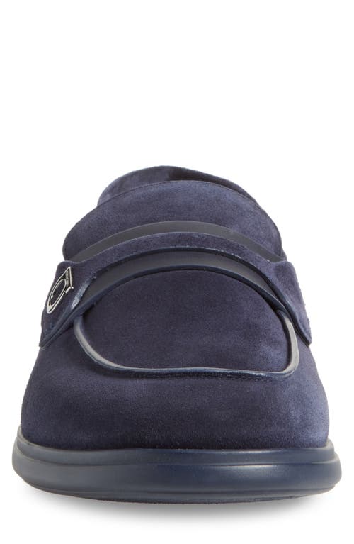 Ferragamo Drame Loafer In Navy