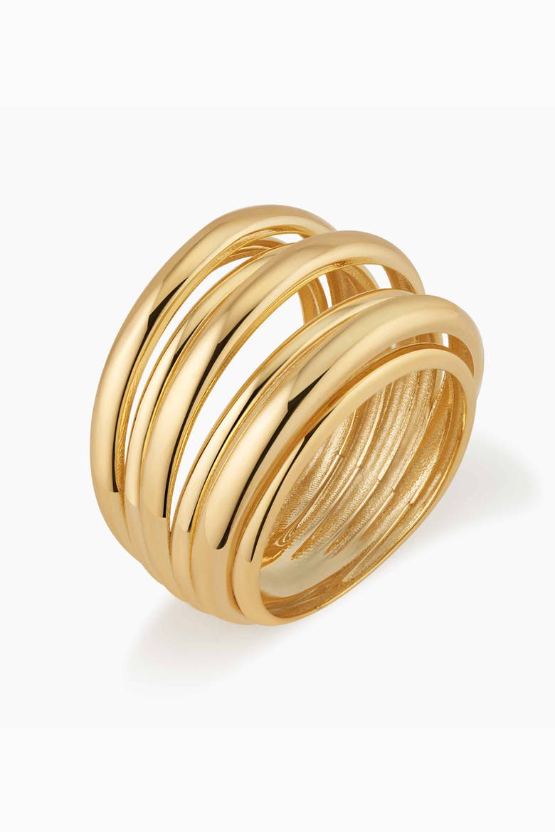 10K Yellow Gold Serenity Ring, Alternate, color, Yellow Gold