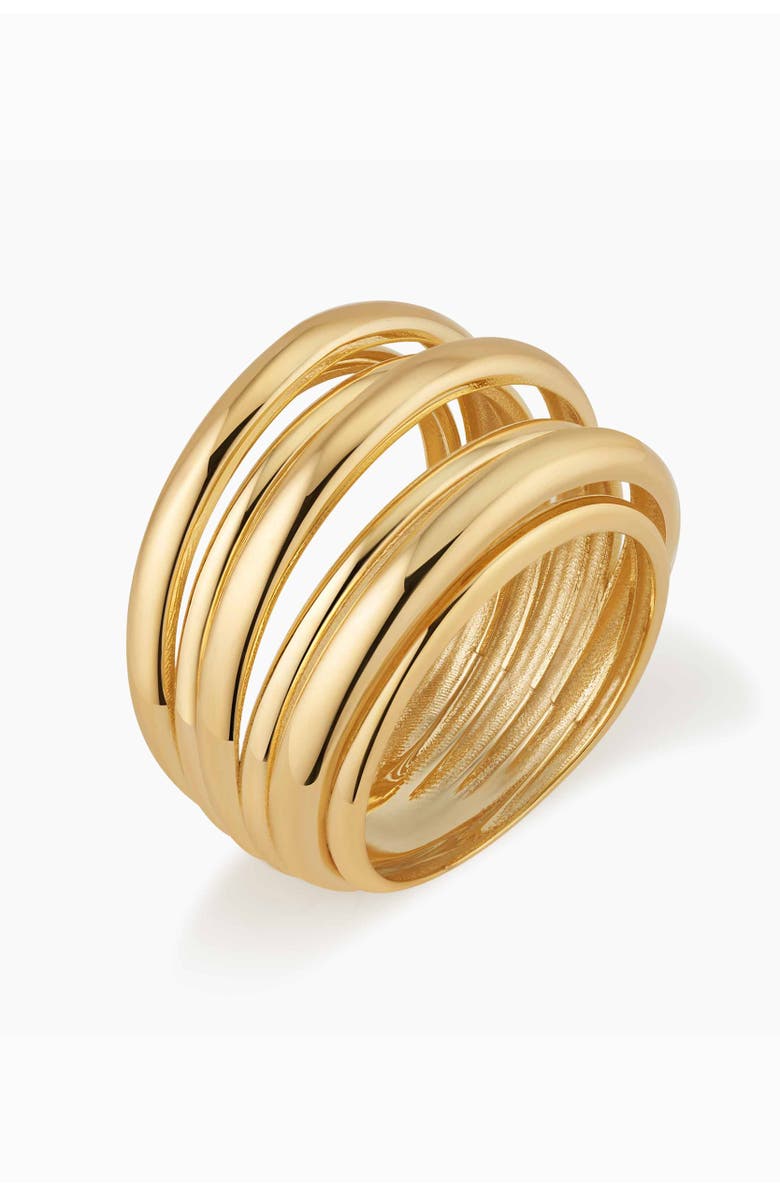 Oradina 10K Yellow Gold Serenity Ring, Alternate, color, Yellow Gold