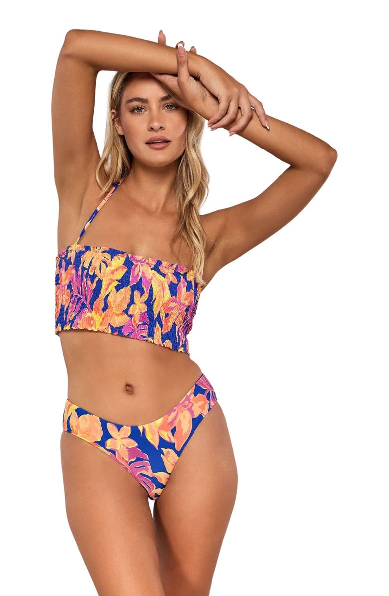 Swim Systems Hazel Hipster Bikini Swim Bottoms, Main, color, Royal Tropics