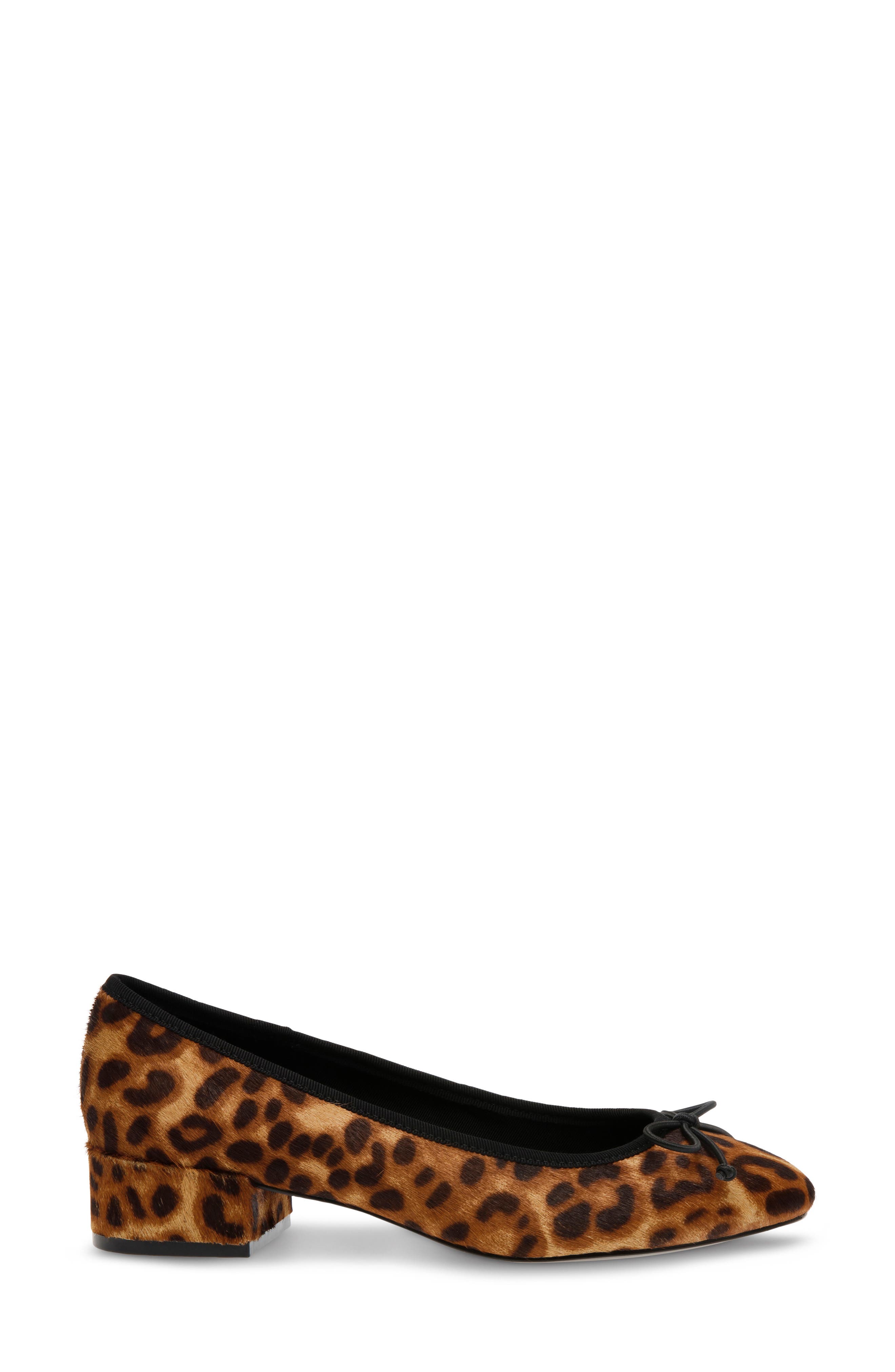 Steve Madden Cherish Leopard Genuine Calf Hair Pump, Alternate, color, 