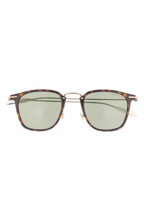 Montblanc 40mm Square Sunglasses