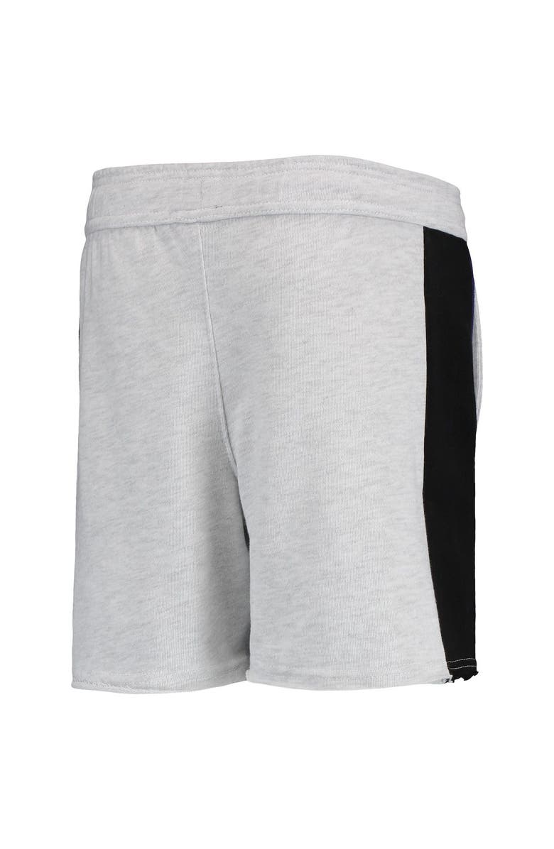 Outerstuff Youth Heathered Gray Phoenix Suns Wingback Shorts, Alternate, color, Heather Gray