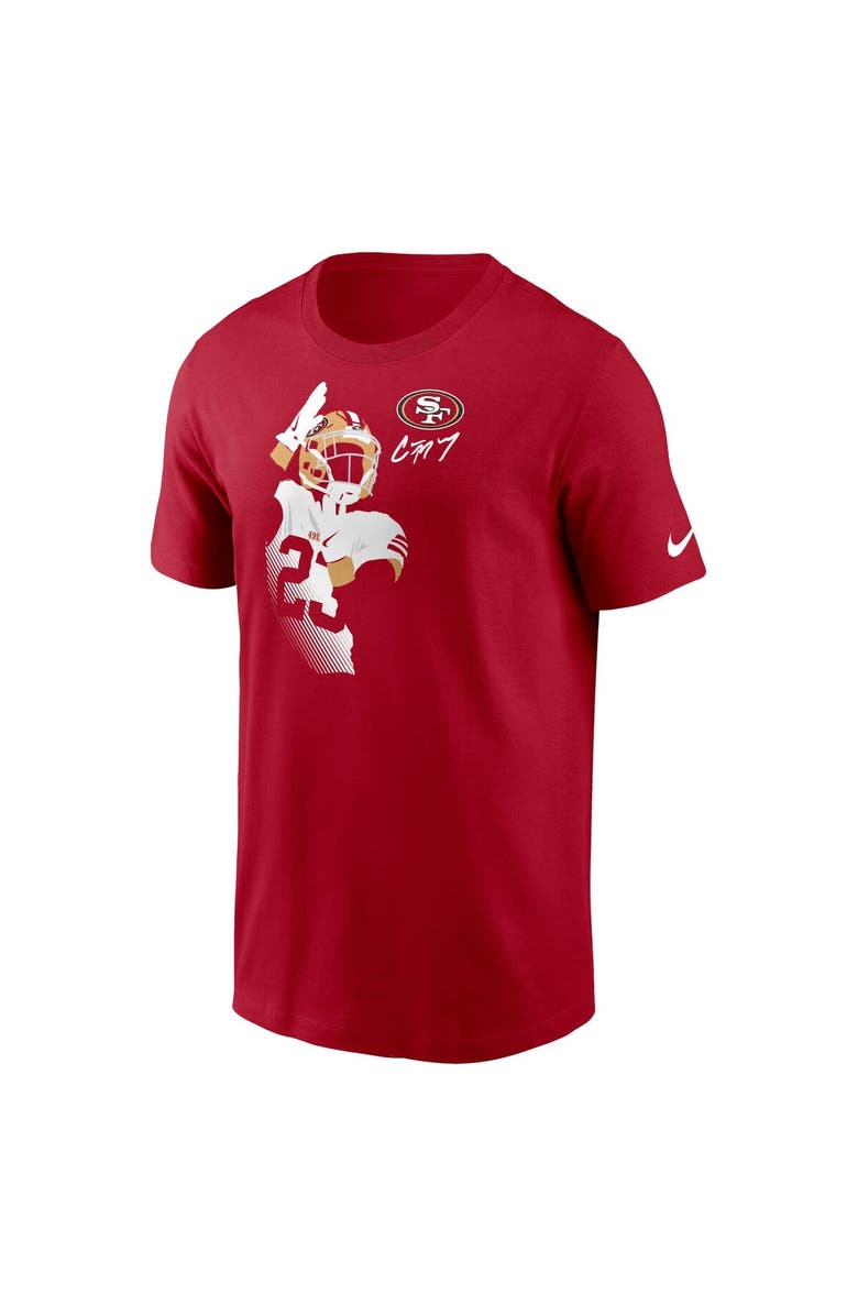 Nike Men's Nike Christian McCaffrey Scarlet San Francisco 49ers Player Graphic T-Shirt, Alternate, color, Scarlet