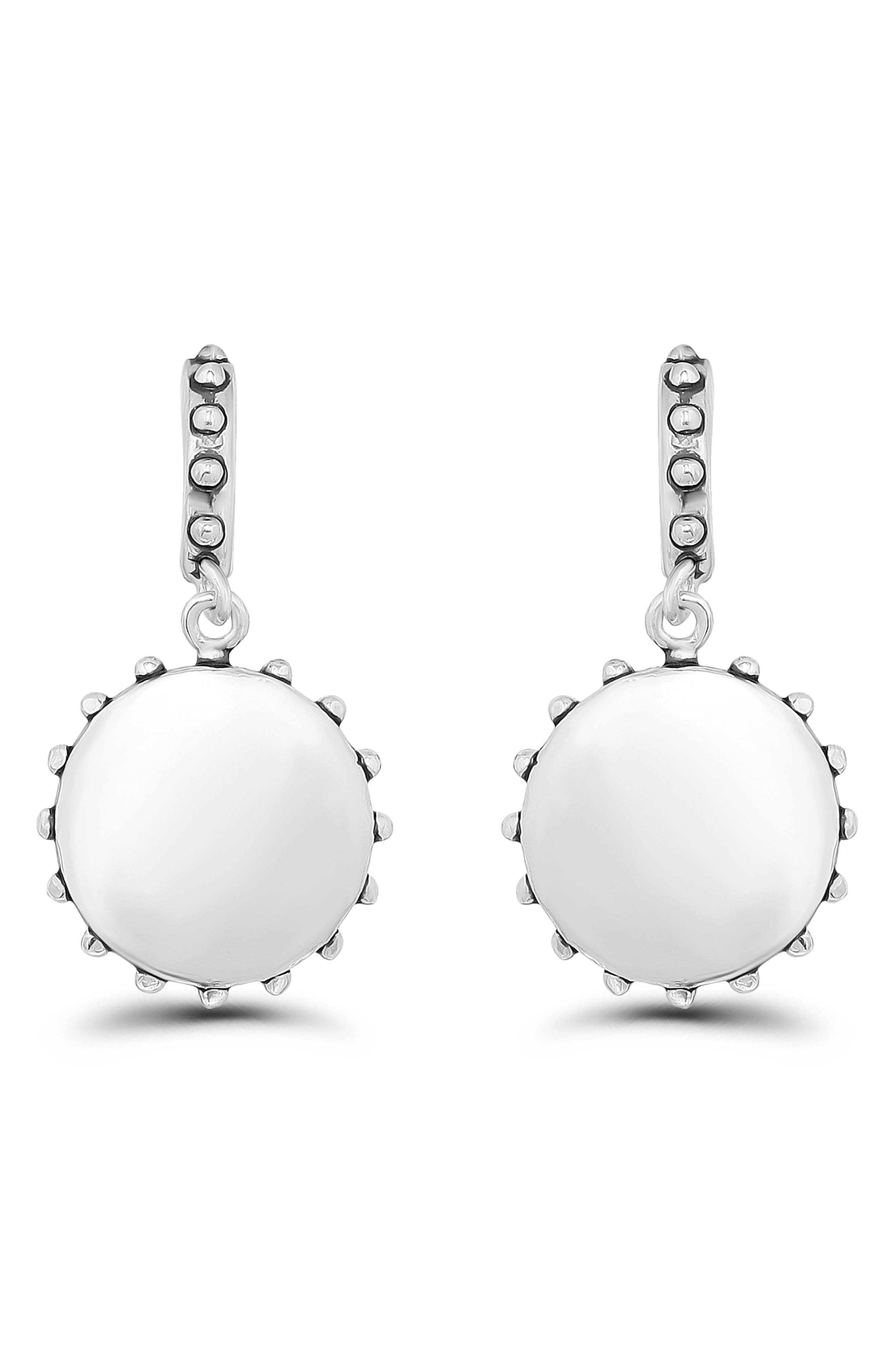 Christian Siriano New York Beaded Medal Drop Earrings