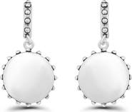 Christian Siriano New York Beaded Medal Drop Earrings