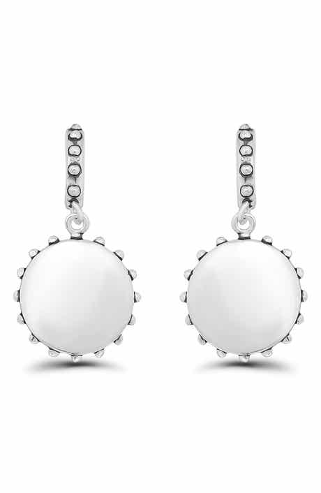 Christian Siriano New York Beaded Medal Drop Earrings