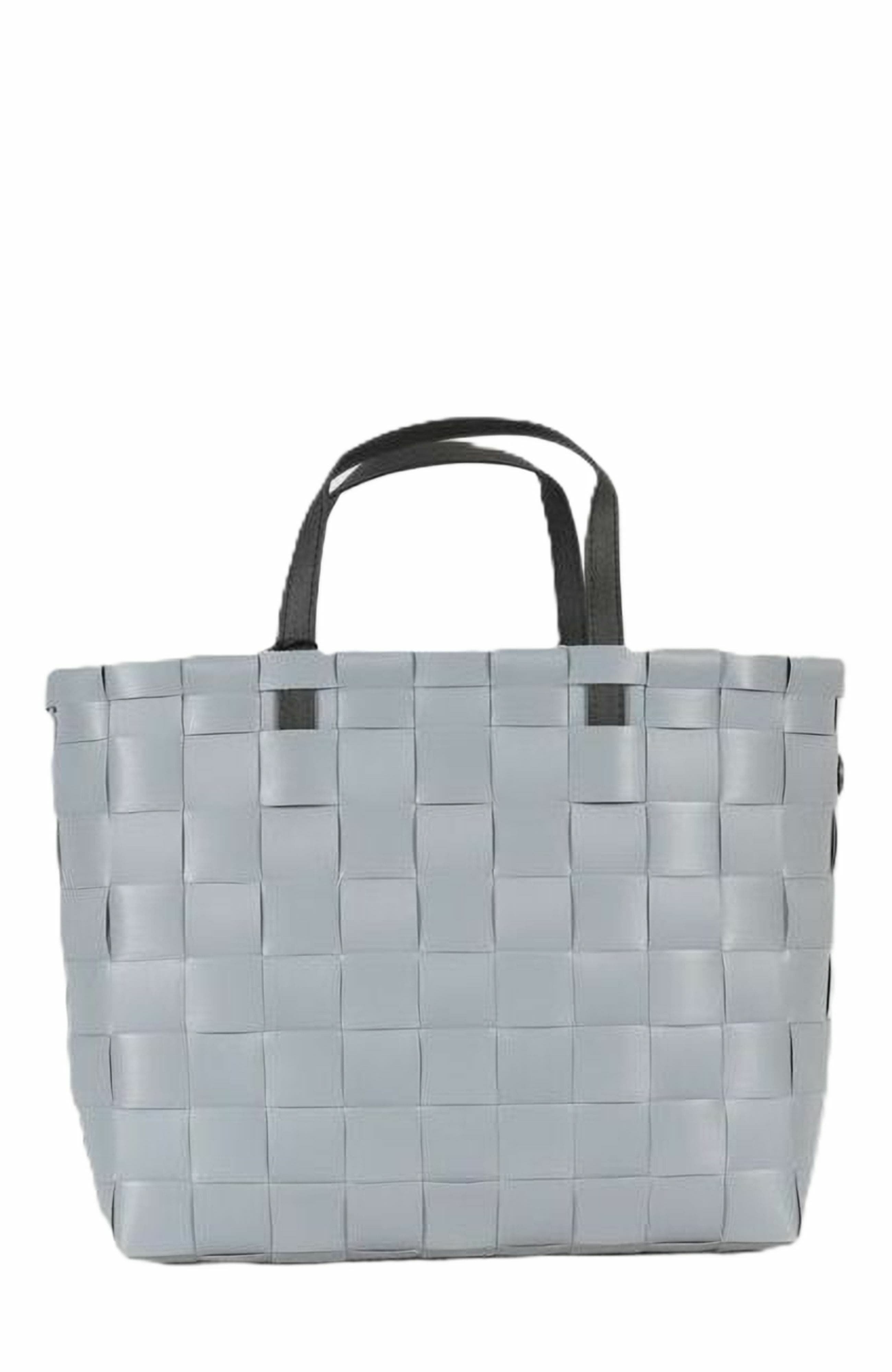 Petite Recycled Plastic Handbag, Alternate, color, Steel Grey