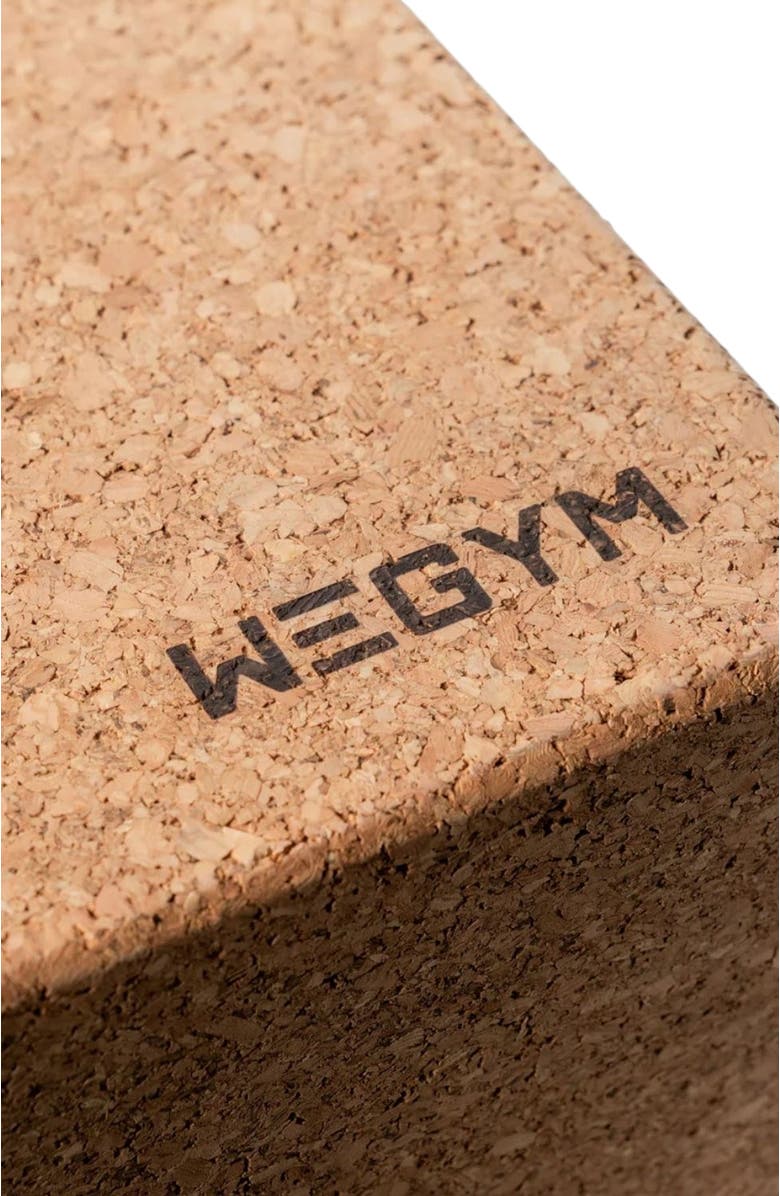 WeGym Exercise Block - Cork, Alternate, color, Cork