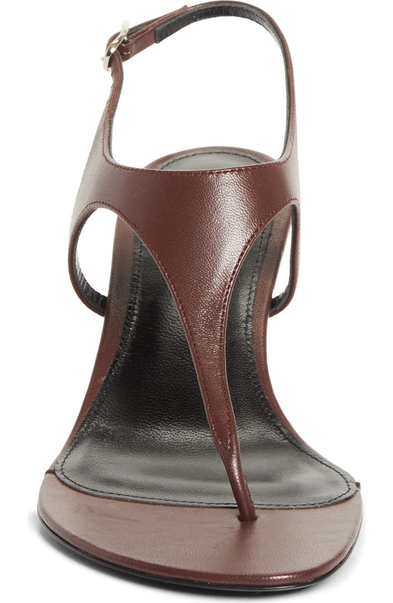 Proenza Schouler Tee Sandal, Alternate, color, Chocolate