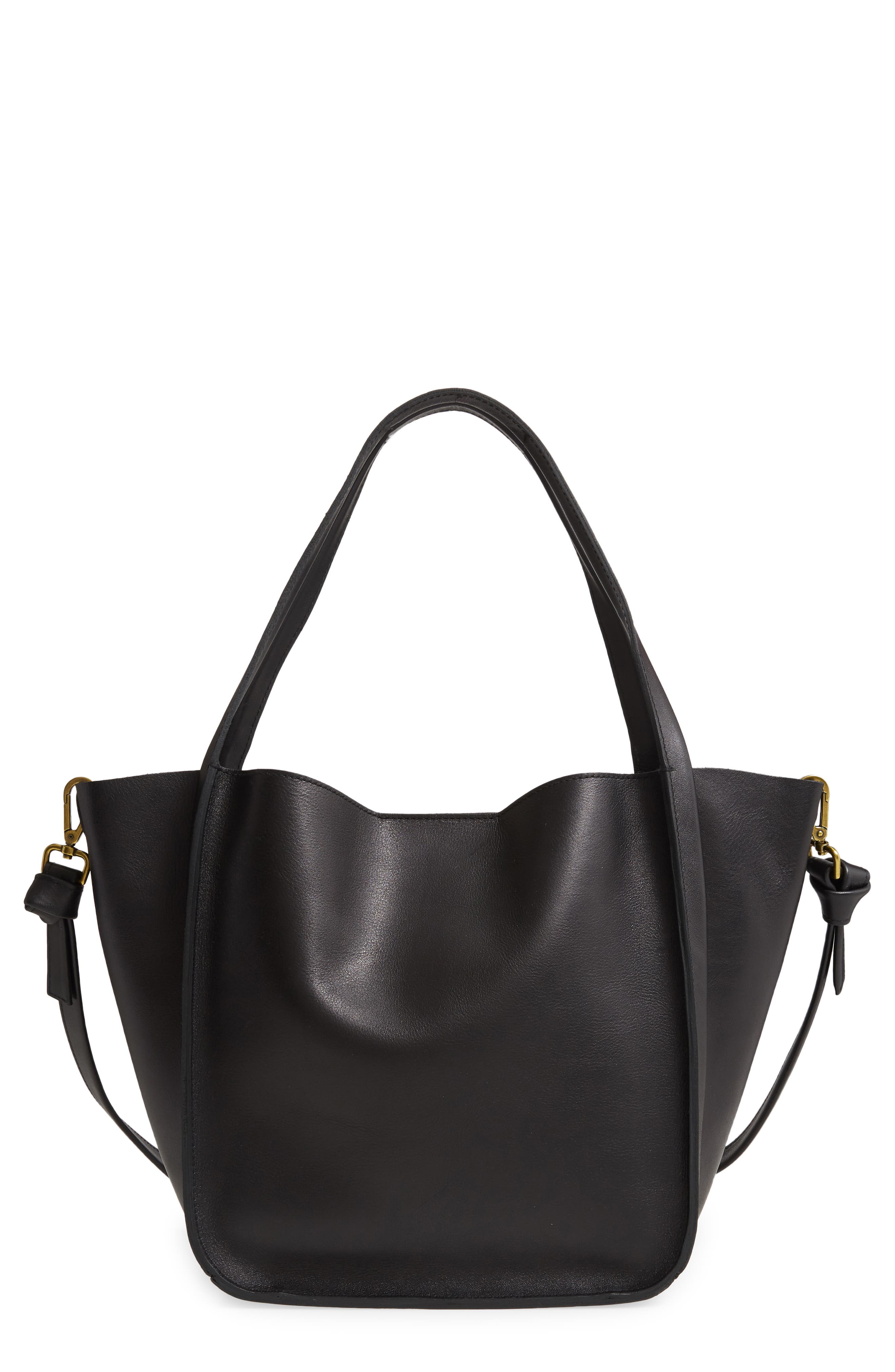 Madewell The Sydney Leather Tote, Main, color, 