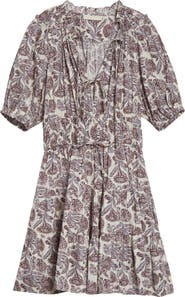 Ulla Johnson Soffia Print Tiered Dress