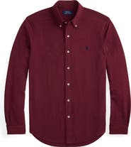 Polo Ralph Lauren Featherweight Stretch Cotton Piqué Button-Down Shirt