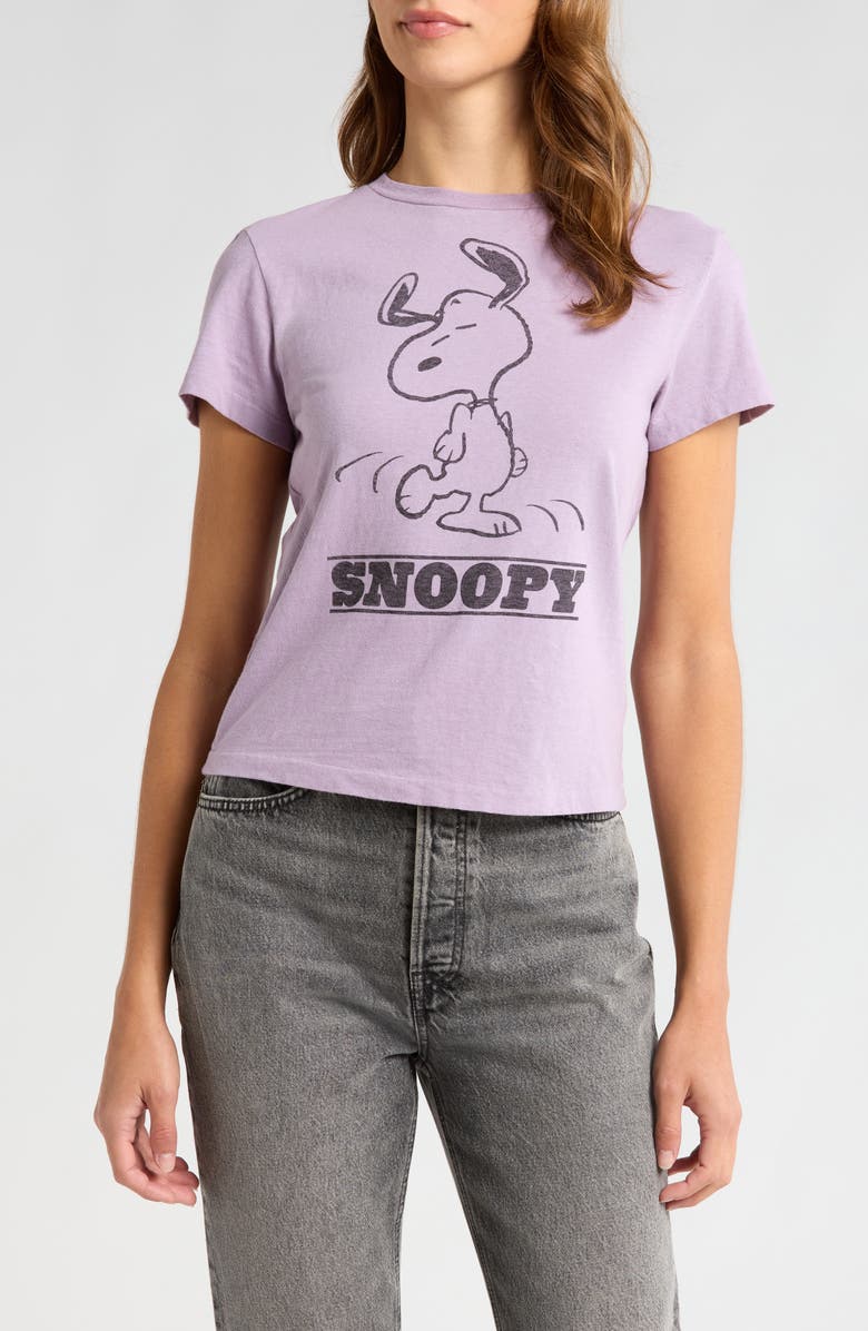 Re/Done Classic Snoopy Graphic T-Shirt, Main, color, 
