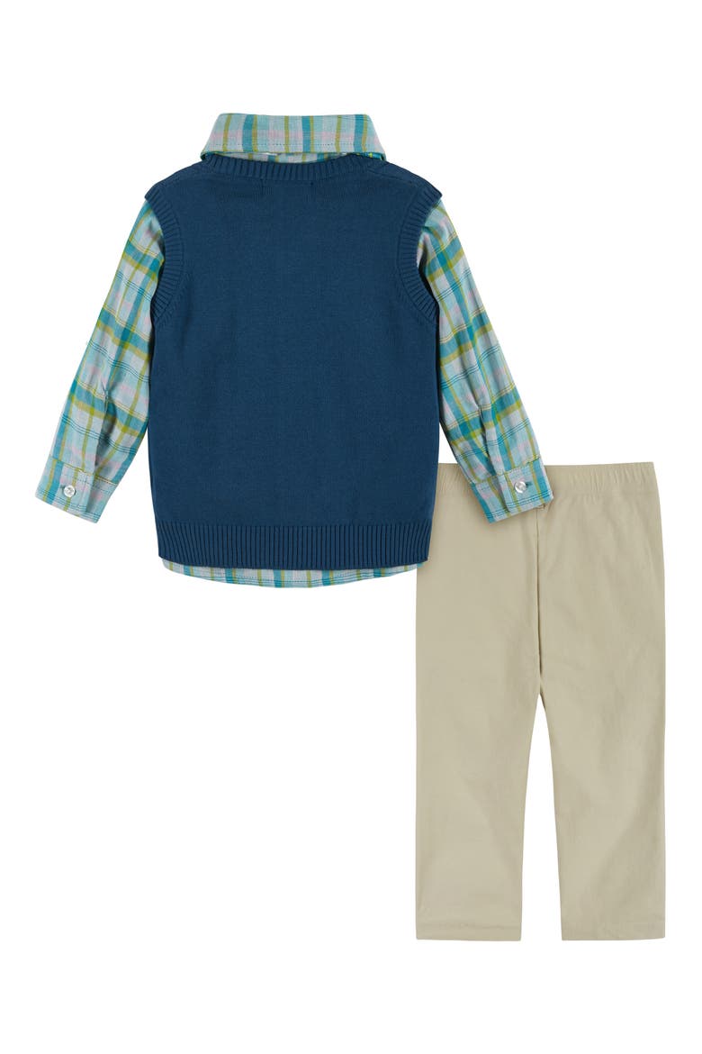 Sweater Vest, Button-Up Shirt, Pants & Bow Tie Set, Alternate, color, NAVY
