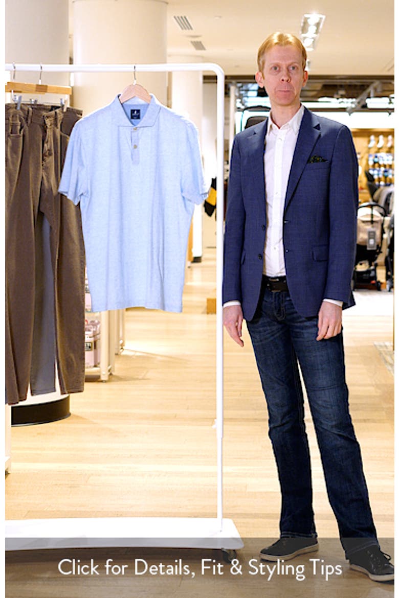 Starnes Heathered Cotton Blend Polo video
