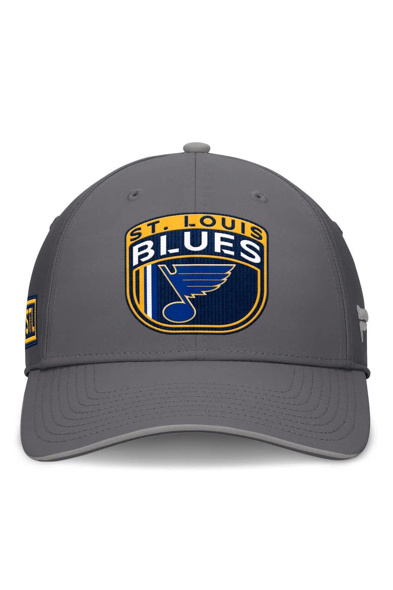 Men's Fanatics Gray St. Louis Blues Home Ice Flex Hat, Alternate, color, Gray