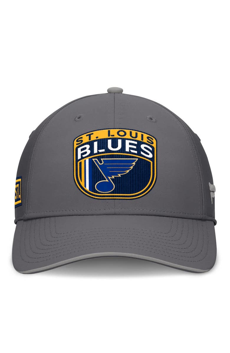 FANATICS Men's Fanatics Gray St. Louis Blues Home Ice Flex Hat, Alternate, color, Gray