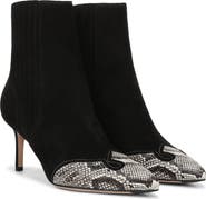 Veronica Beard Lisa Western Leather Bootie