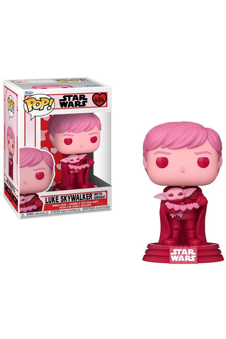 Luke & Grogu (Star Wars) Valentines Funko Pop!, Main, color, Multi-Color
