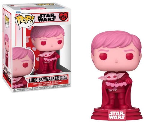 Luke & Grogu (Star Wars) Valentines Funko Pop!