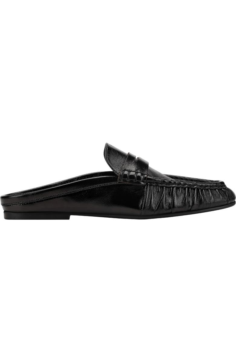 Marc Fisher LTD Jaynie Almond Toe Loafer Mule, Alternate, color, Black
