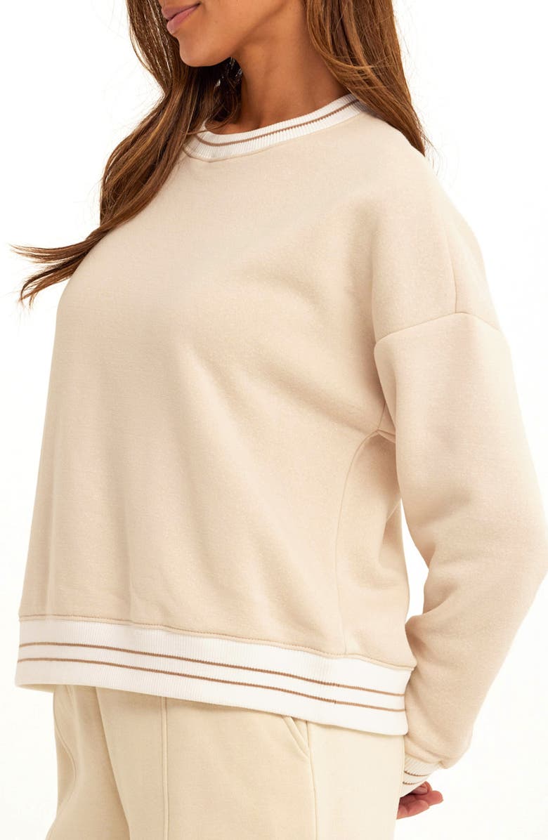 Threads 4 Thought Triblend Fleece Sweatshirt, Alternate, color, Tapioca/ Balsa